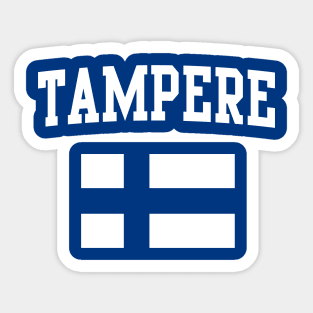 Tampere Finland Flag Sticker